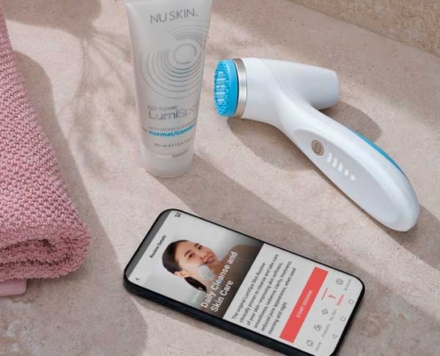 Kit de cuidado de la piel ageLOC LumiSpa iO para piel de normal a mixta