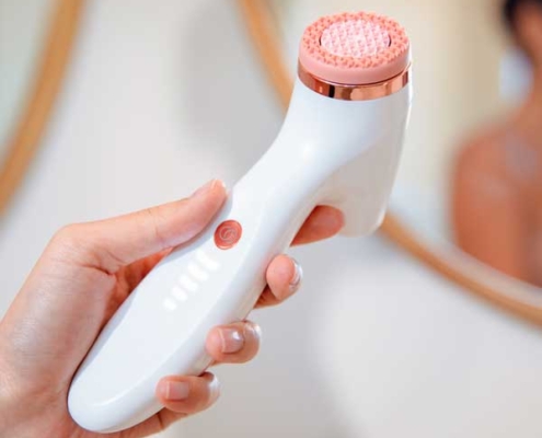 Kit de limpieza ageLOC LumiSpa iO Rose Gold – Piel de normal a mixta